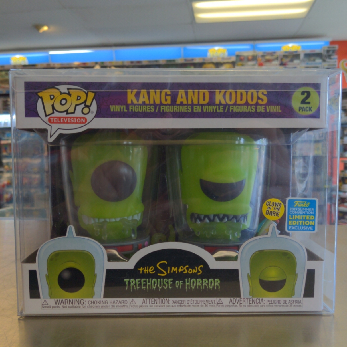 Funko Pop Kang And Kodos The Simpsons Convention Limited Edition 